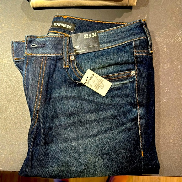 Express Other - Express Men’s Slim Jeans 32x34 - Blue